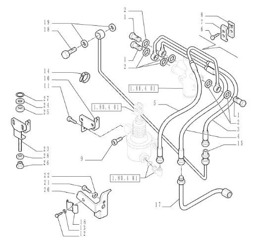 87587310 - Трубка жесткая